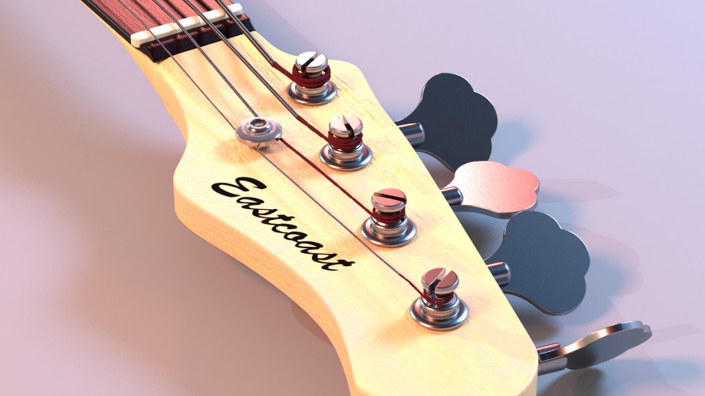 Eastcoast Bass Guitar [High Poly] preview image 3